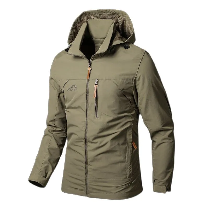 Camping Sports Men Waterproof Military Hooded Jacket