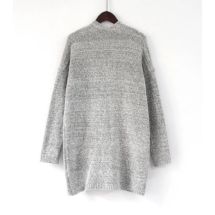 Cardigan Coat Women's Long Long Sleeve Large Pocket Sweater