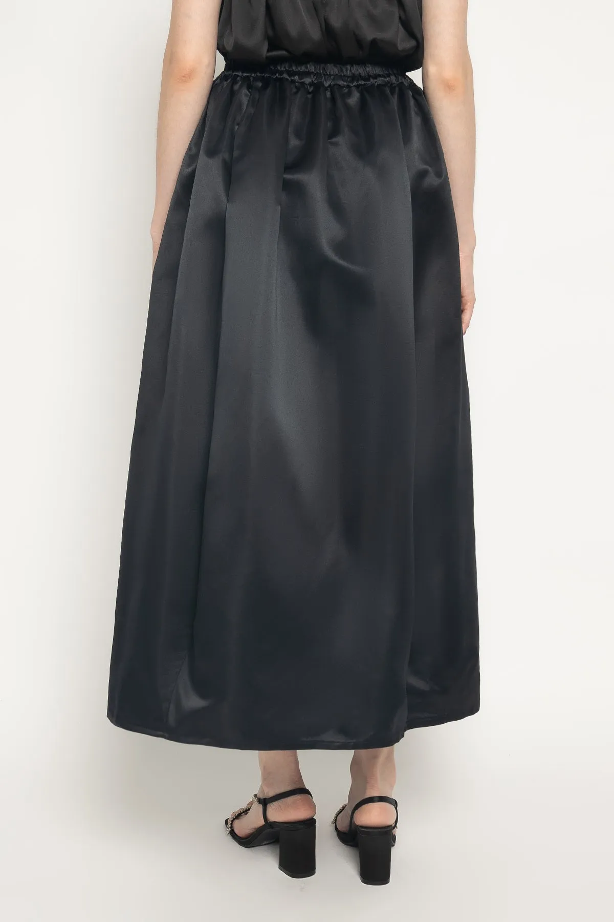Cassia Ballon Skirt in Black