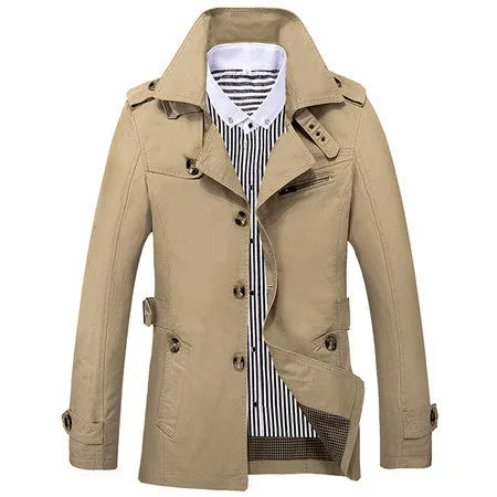 coat men jacket casual washed long outerwear & coats mens cotton jackets down parka 1306 m-5xl