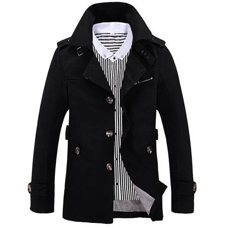 coat men jacket casual washed long outerwear & coats mens cotton jackets down parka 1306 m-5xl