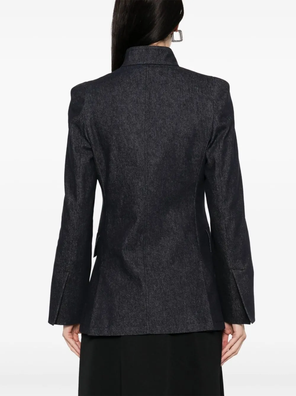 Cotton single-breasted jacket