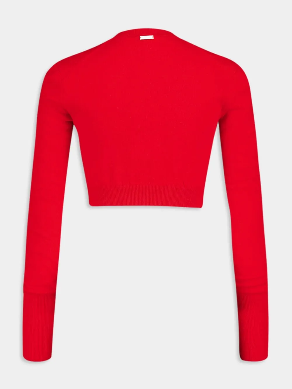 Cropped Cashmere Cardigan
