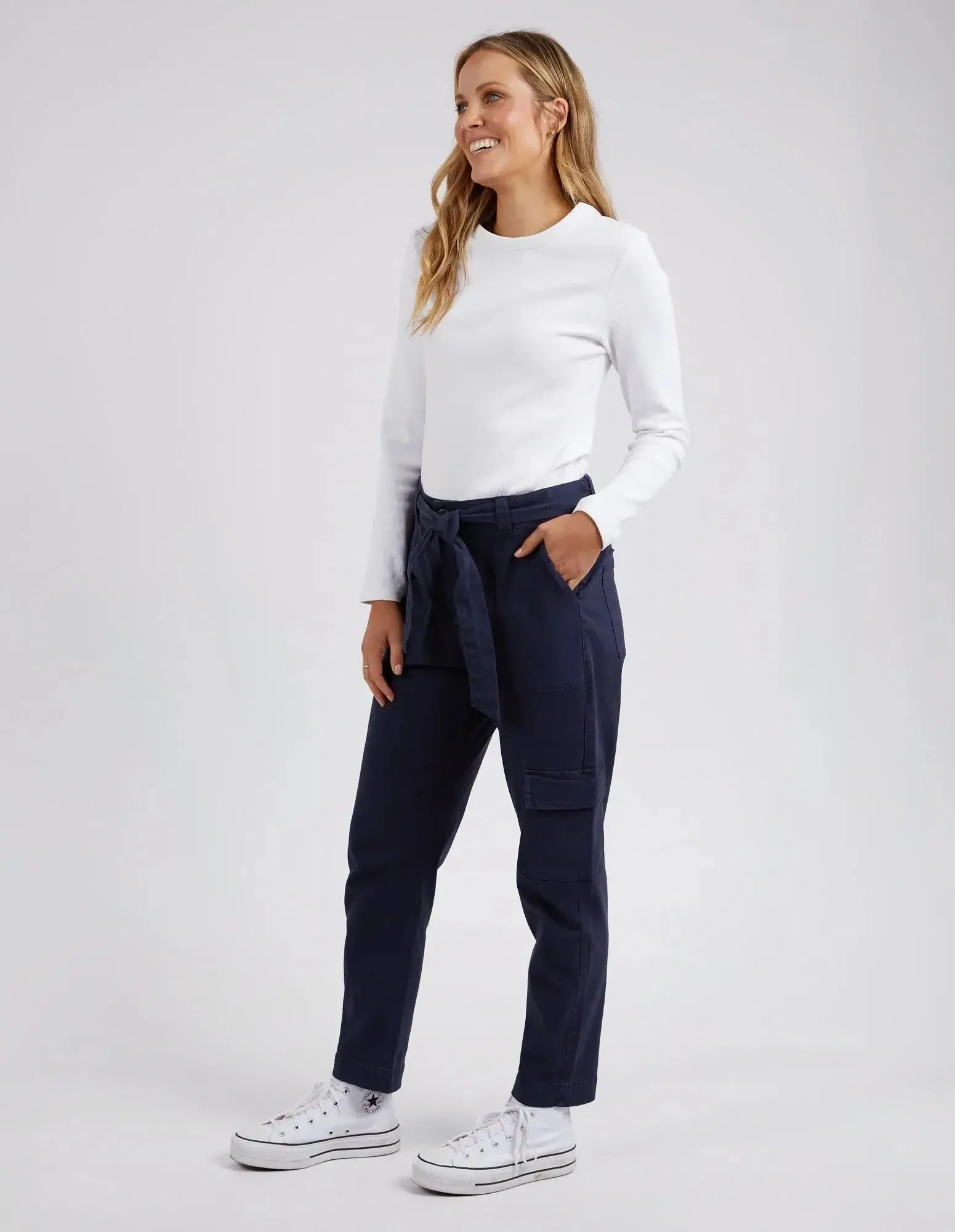 Dahlia Cargo Pant - Navy