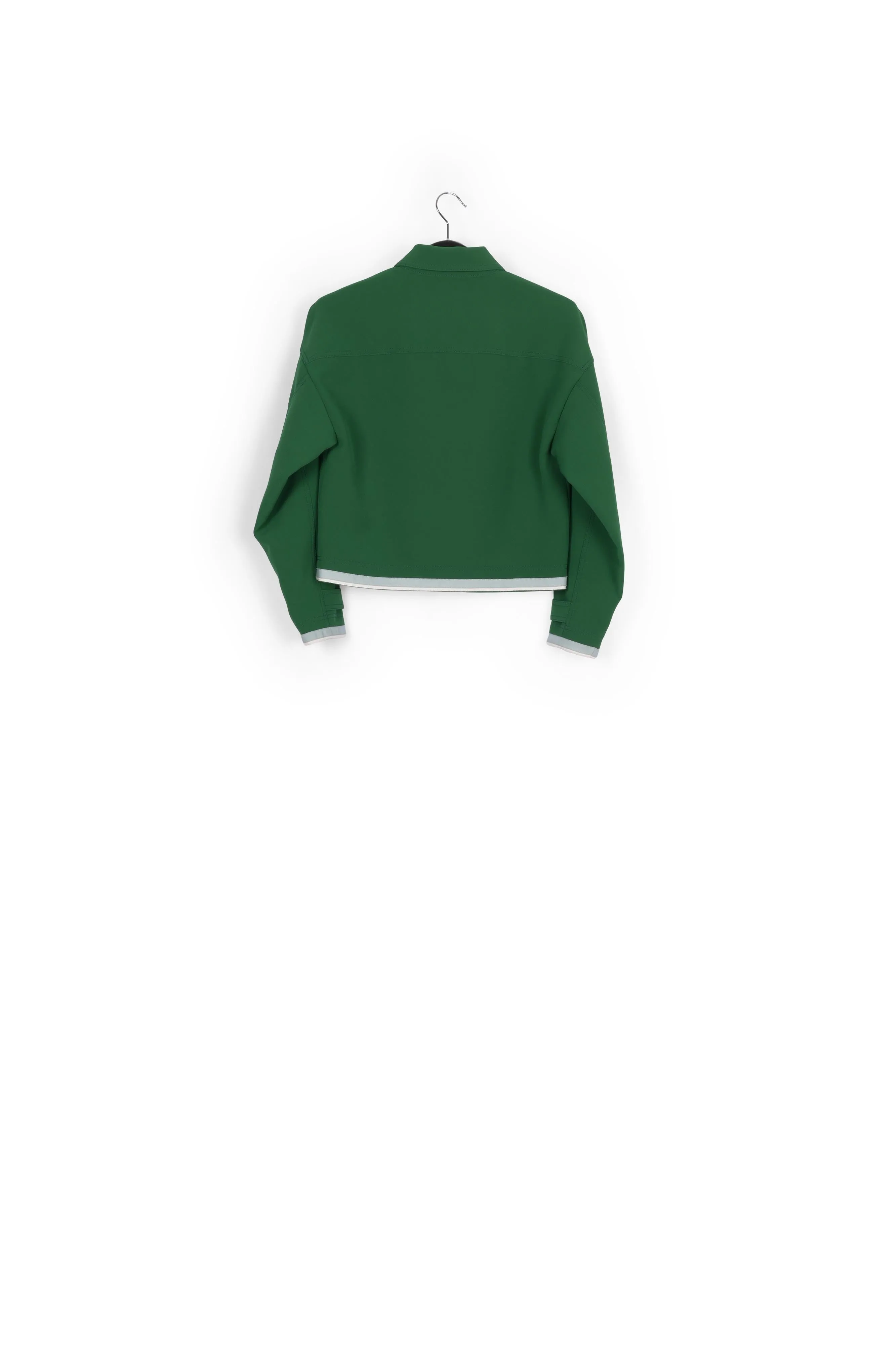 Dark green utility-inspired jacket