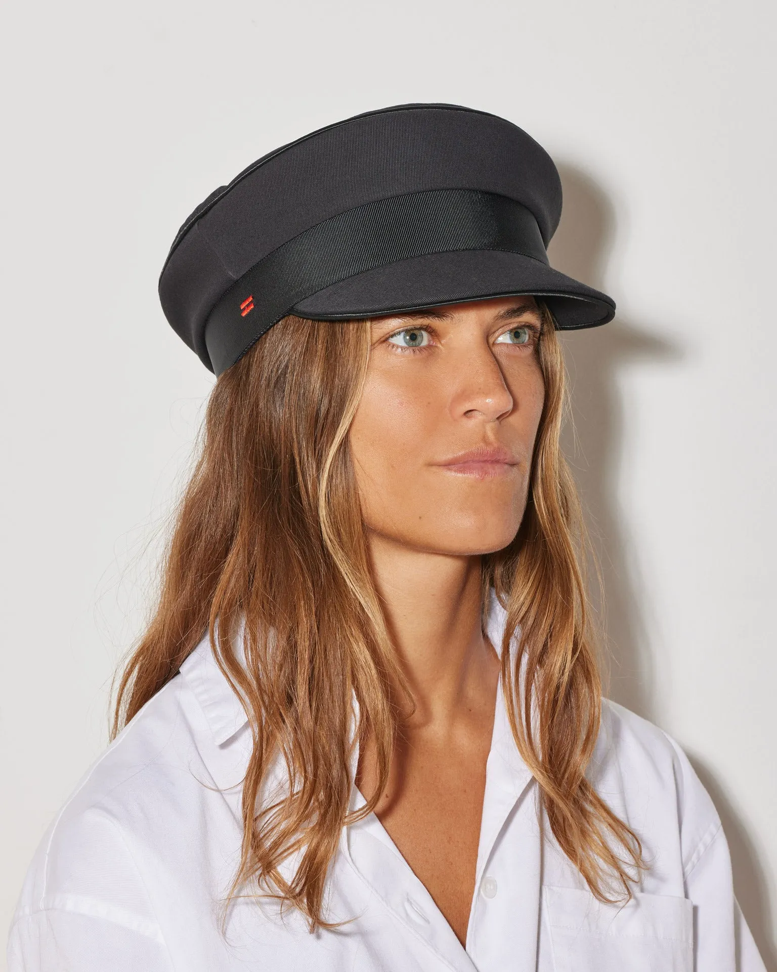 DEBBIE - BLACK MILITARY CAP