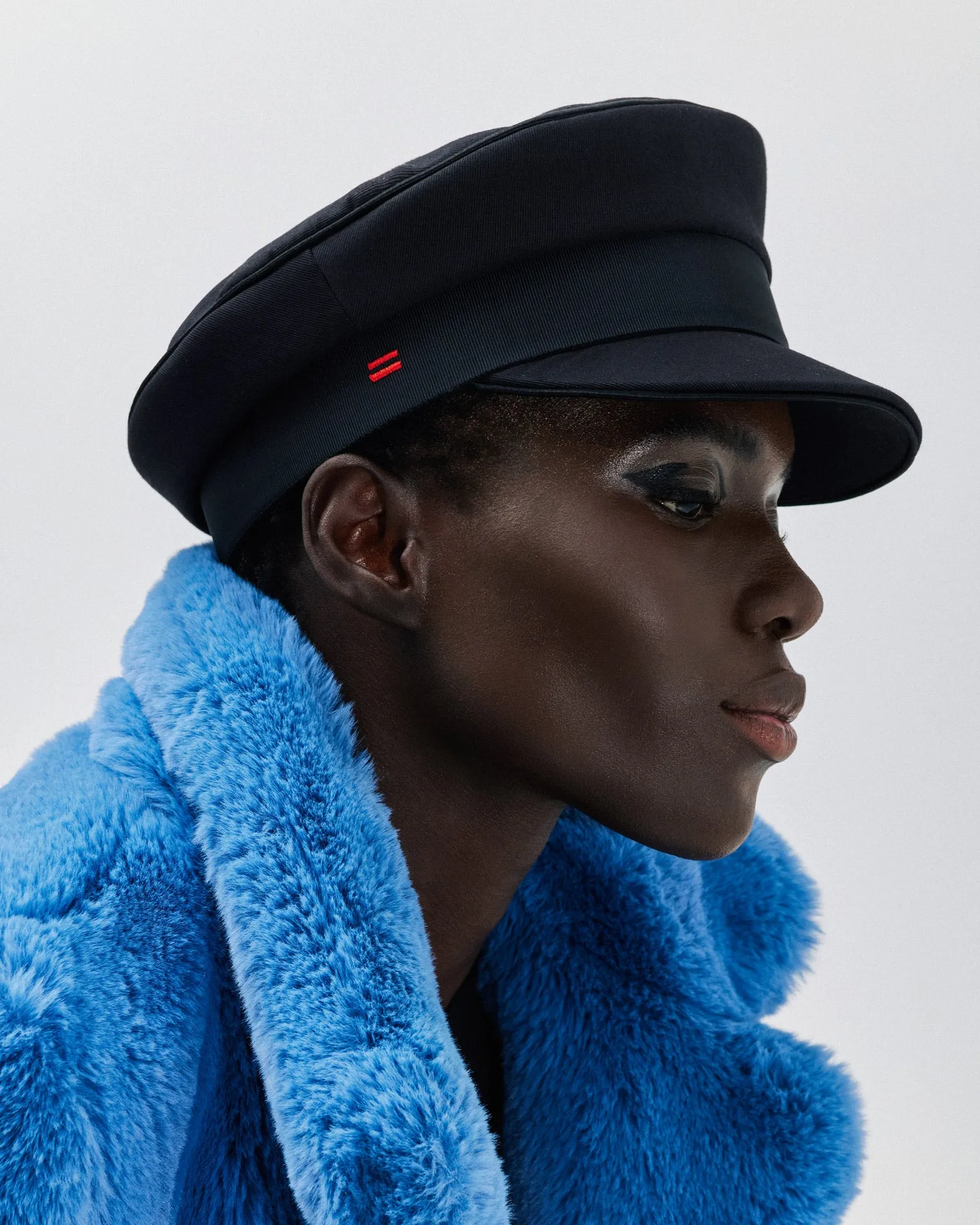 DEBBIE - BLACK MILITARY CAP