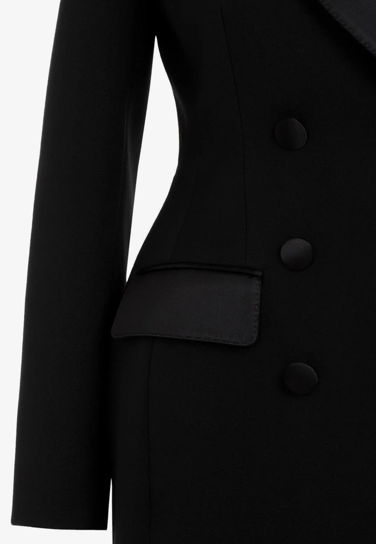 Double-Breasted Tuxedo Jacket