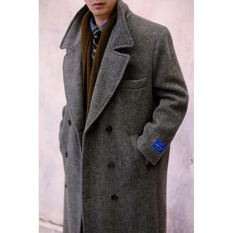Double-Breasted Wool Overcoat