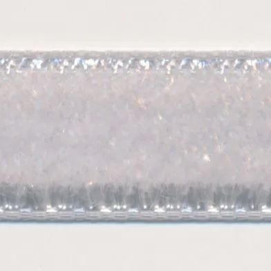Double-Face Velveteen Ribbon #100 Pale Silver