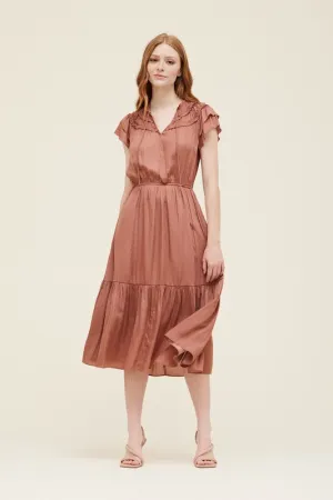 Edinburgh Ruffled Midi Dress