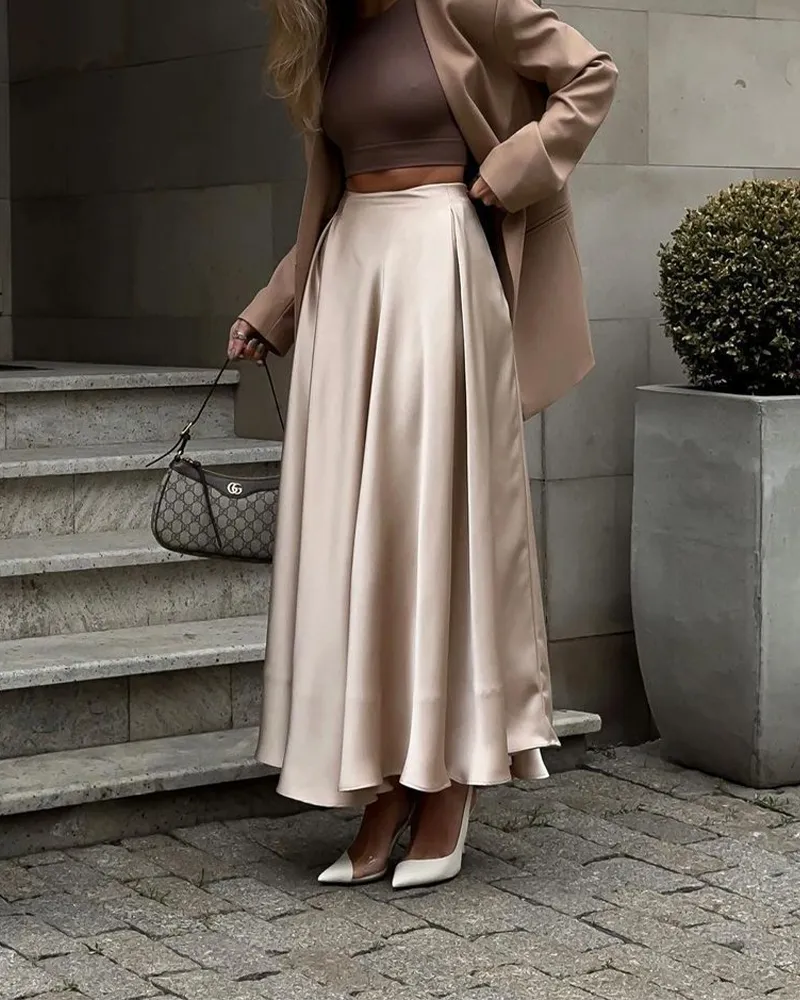 Elegant High-Waisted Skirt