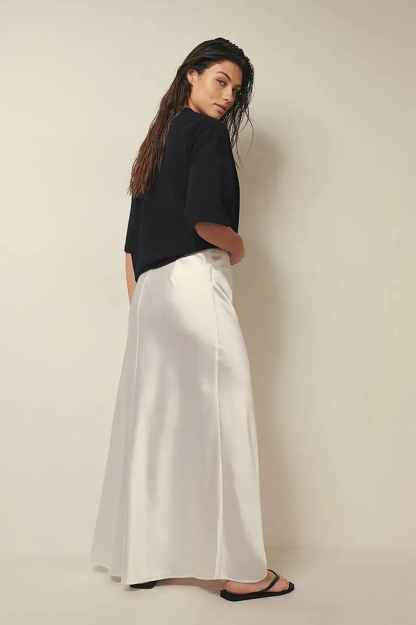 Else | Jupe satin taille haute pour femmes
