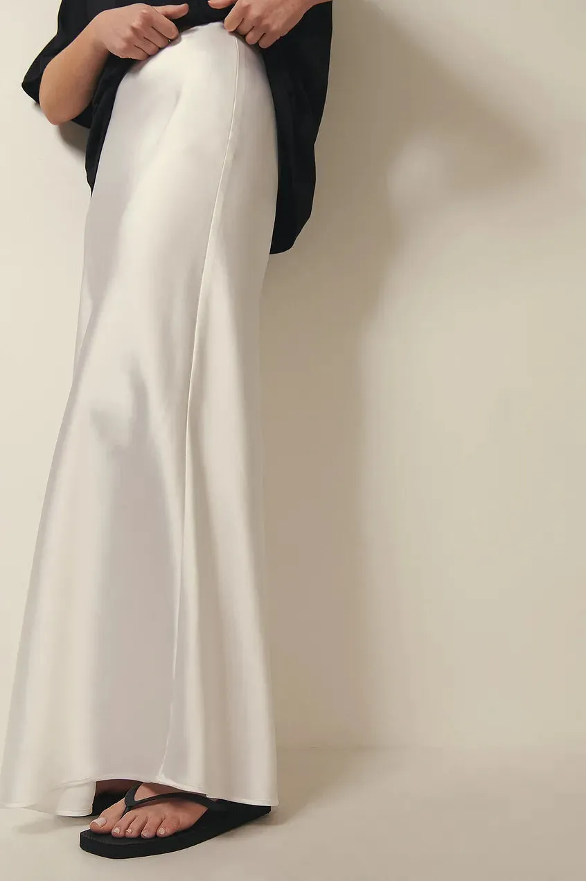 Else | Jupe satin taille haute pour femmes