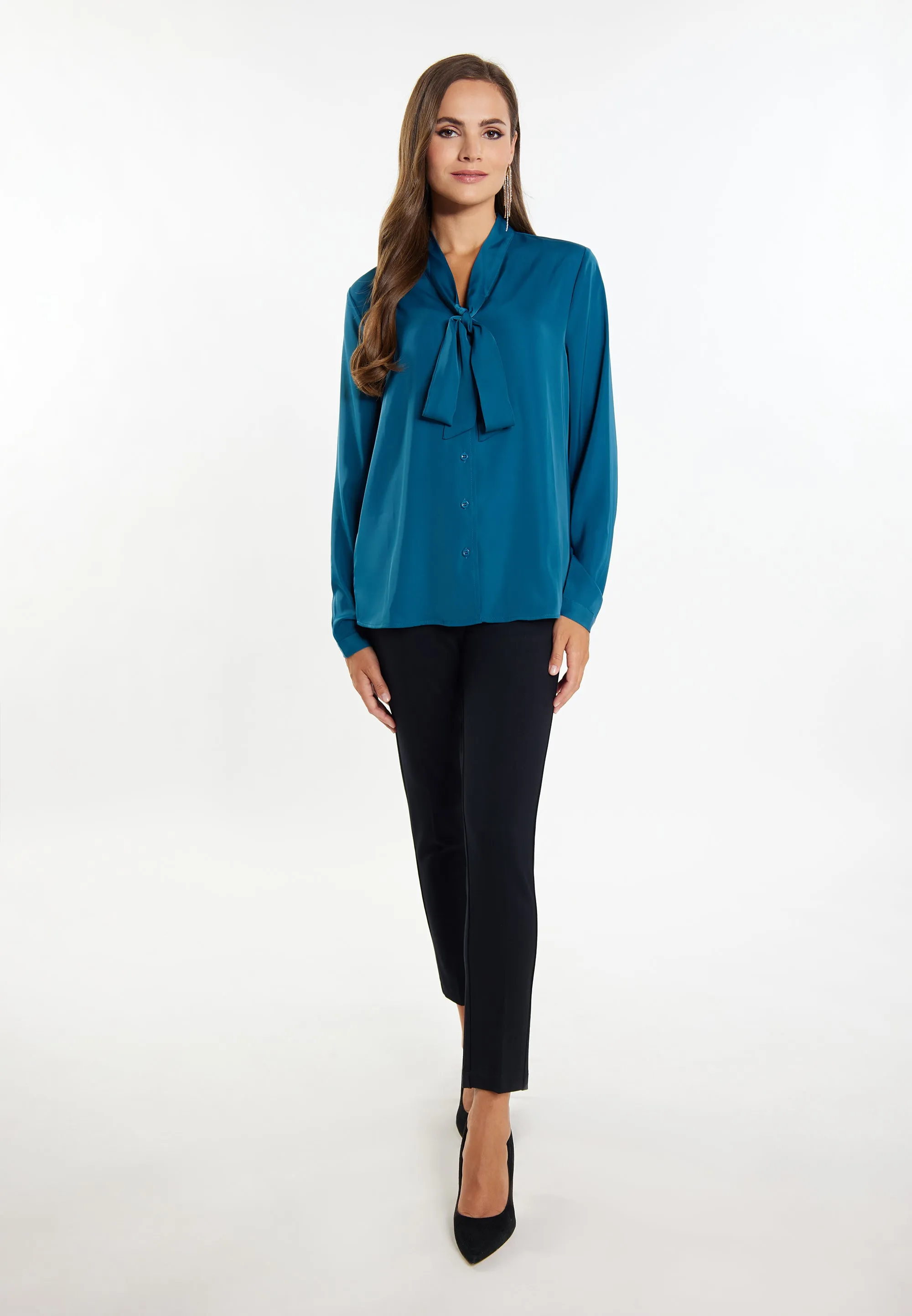 faina Women's Tie-Neck Blouse