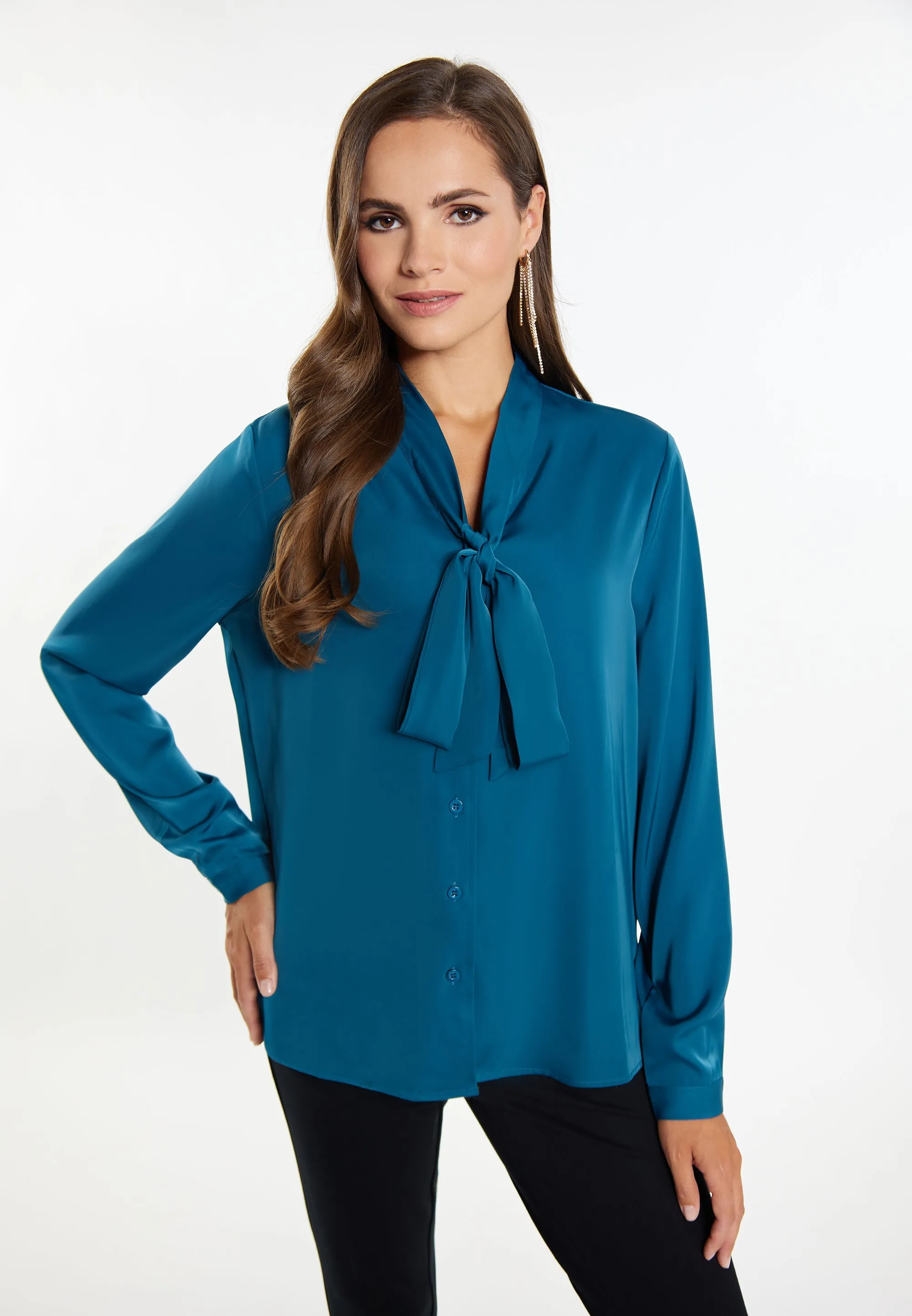 faina Women's Tie-Neck Blouse