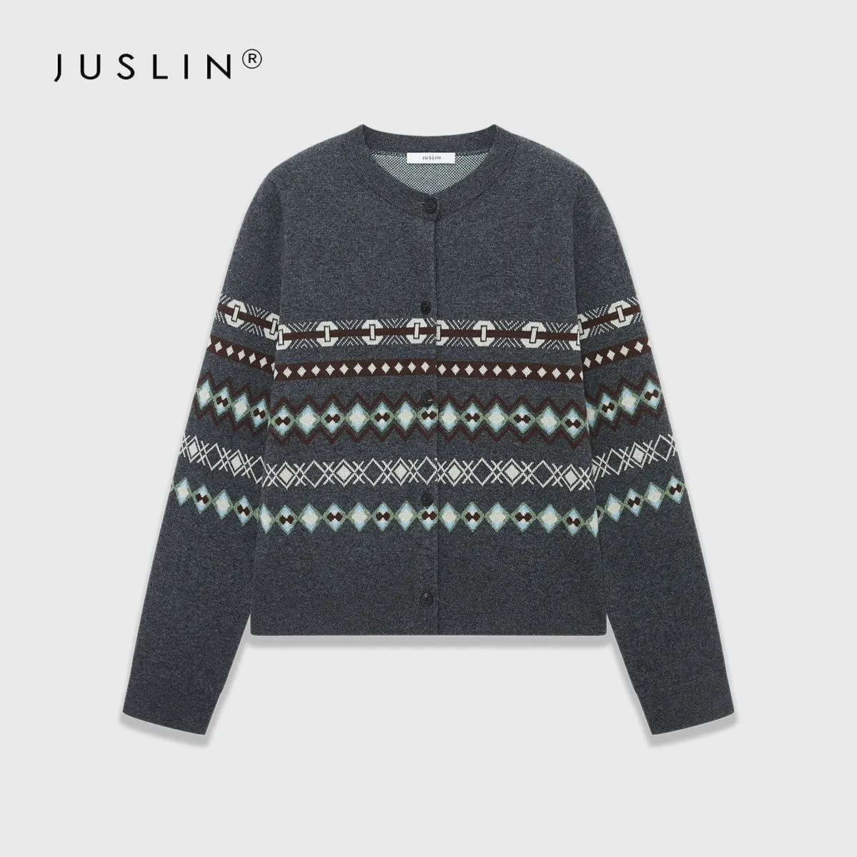 Fair Isle Jacquard Cardigan