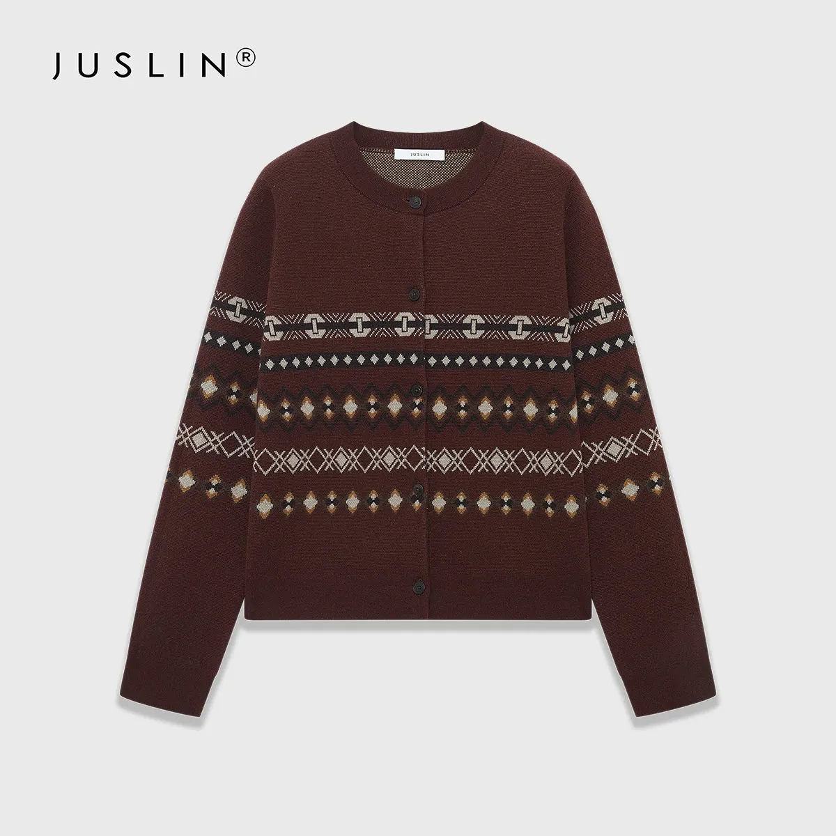 Fair Isle Jacquard Cardigan
