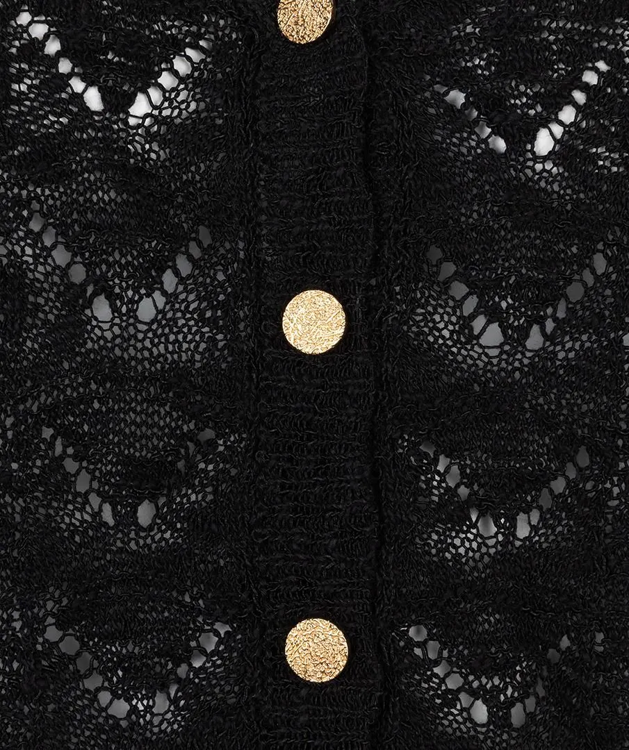 FANCY KNIT CARDIGAN