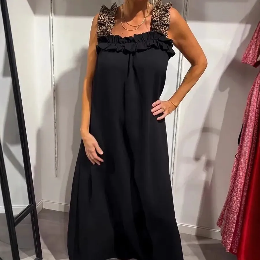 FELISA - SLEEVELESS MAXI WITH POCKETS