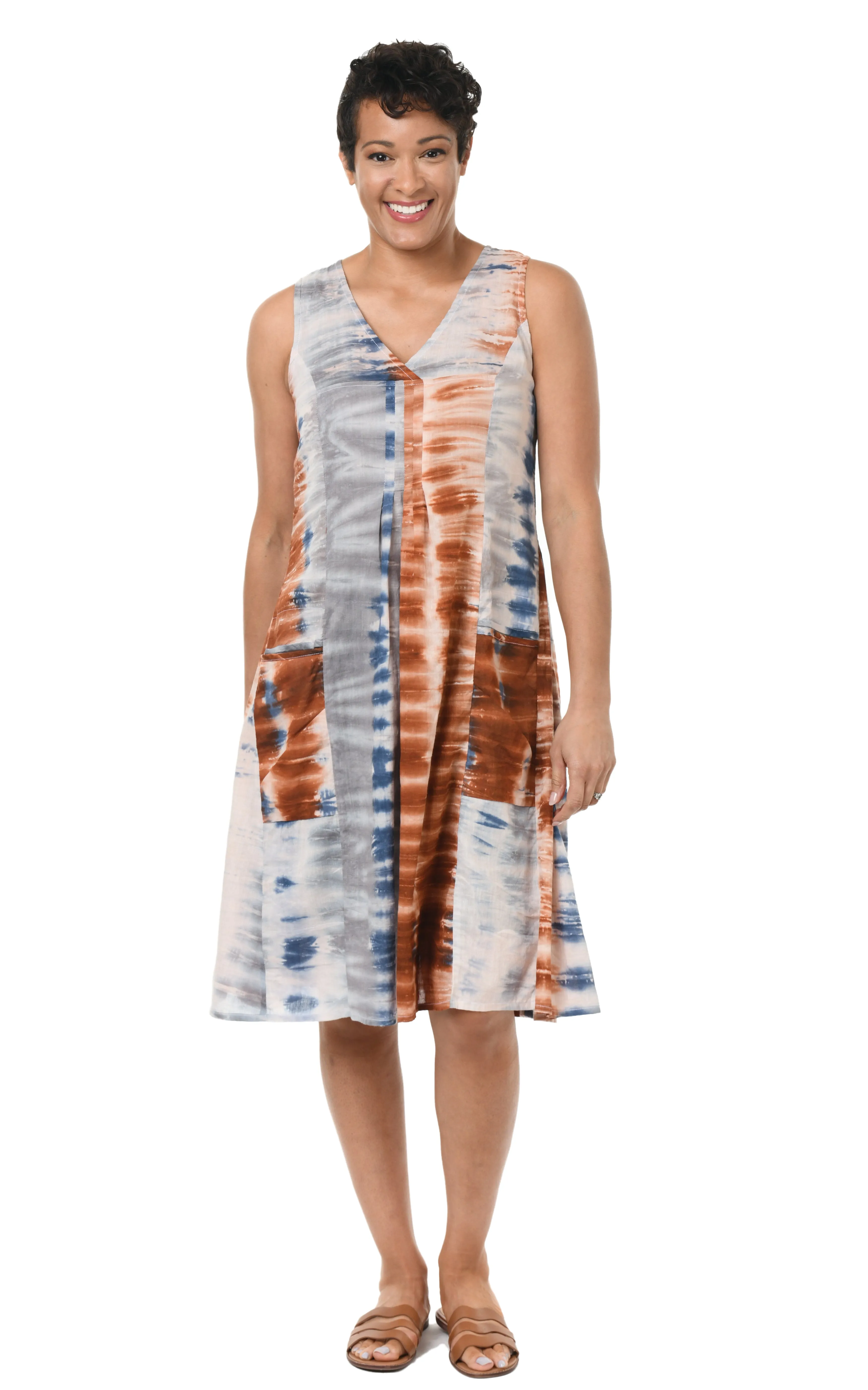 FINAL SALE CV656 Poppie Dress in Havana*