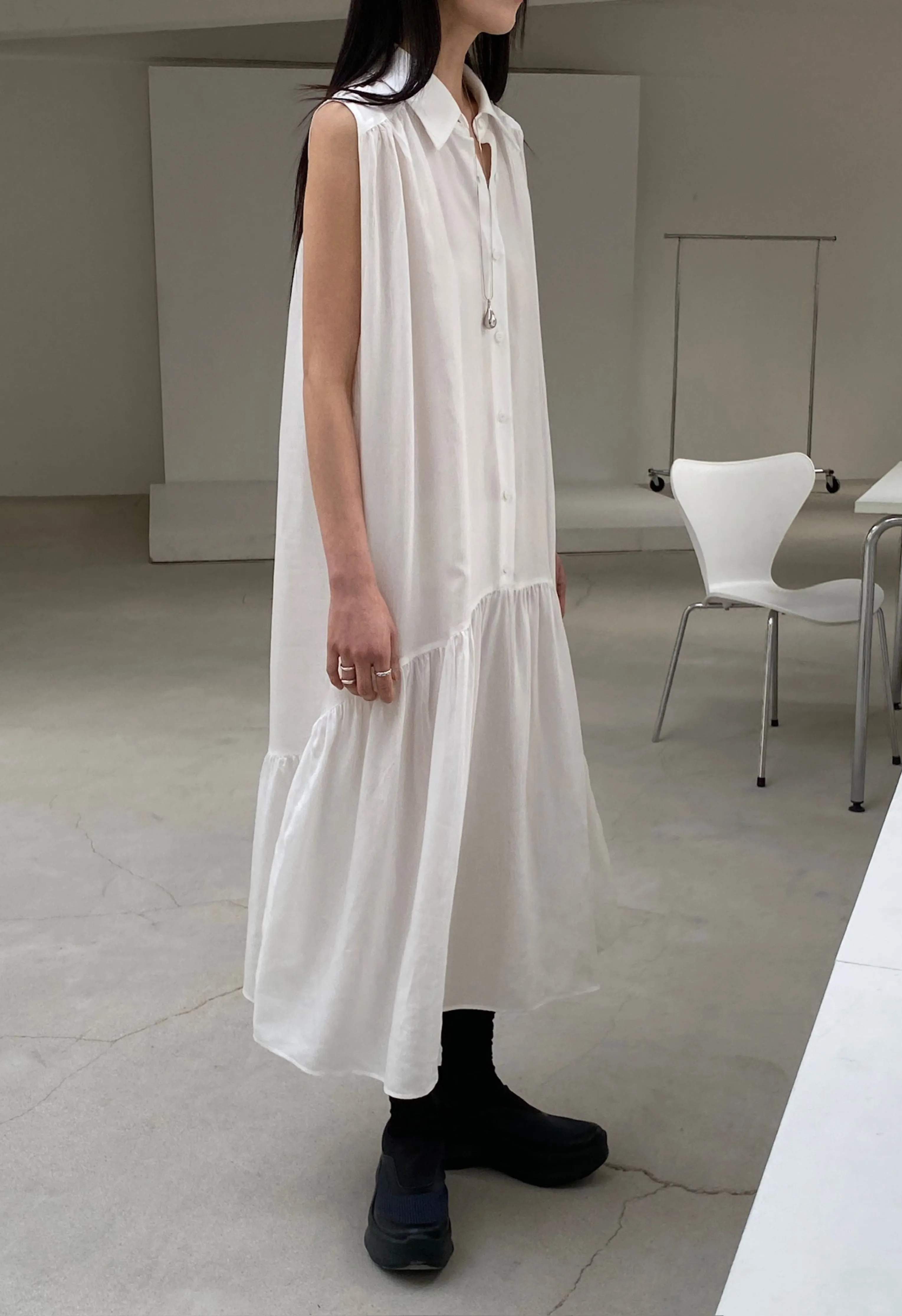 Flora Dress In White