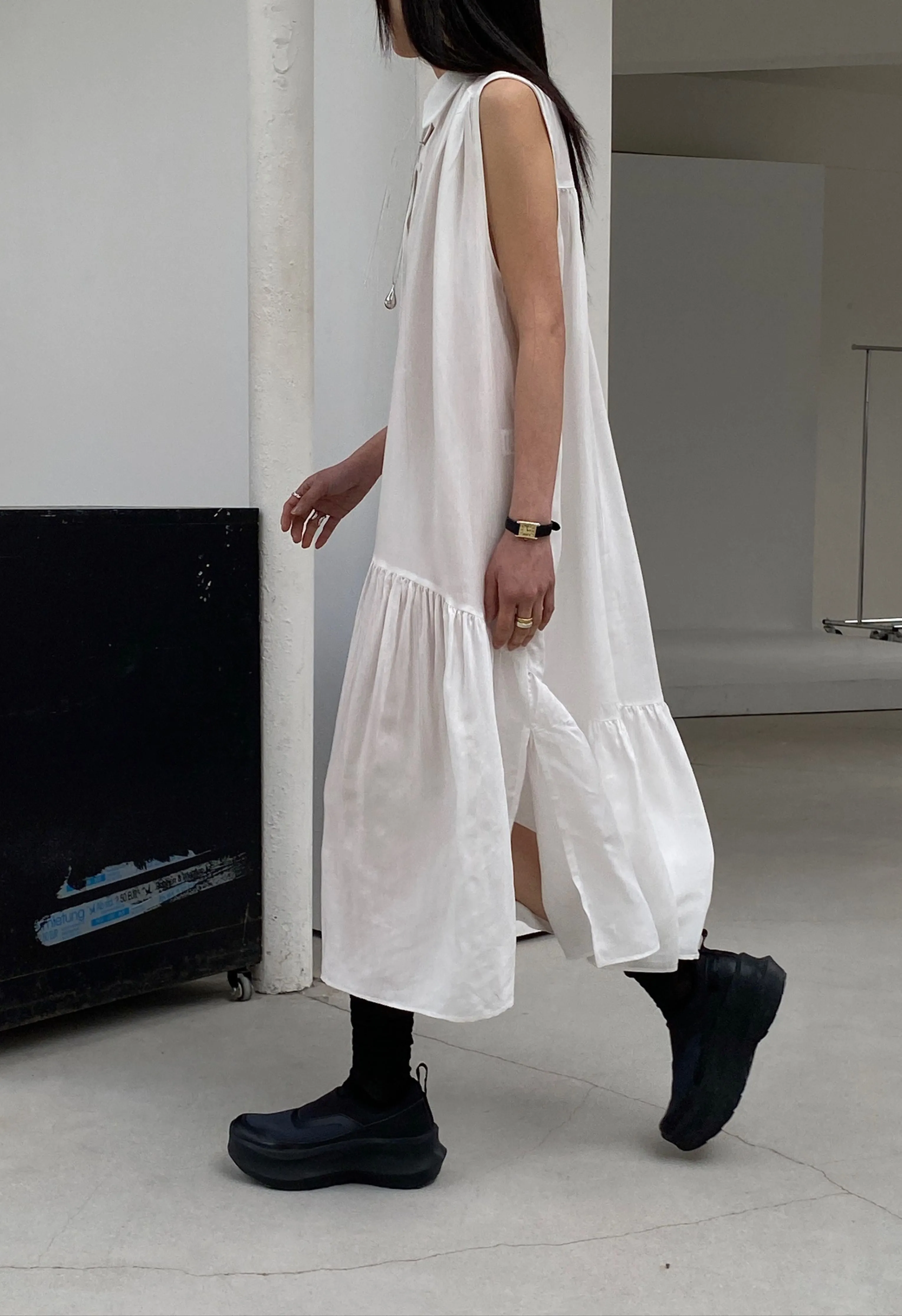 Flora Dress In White