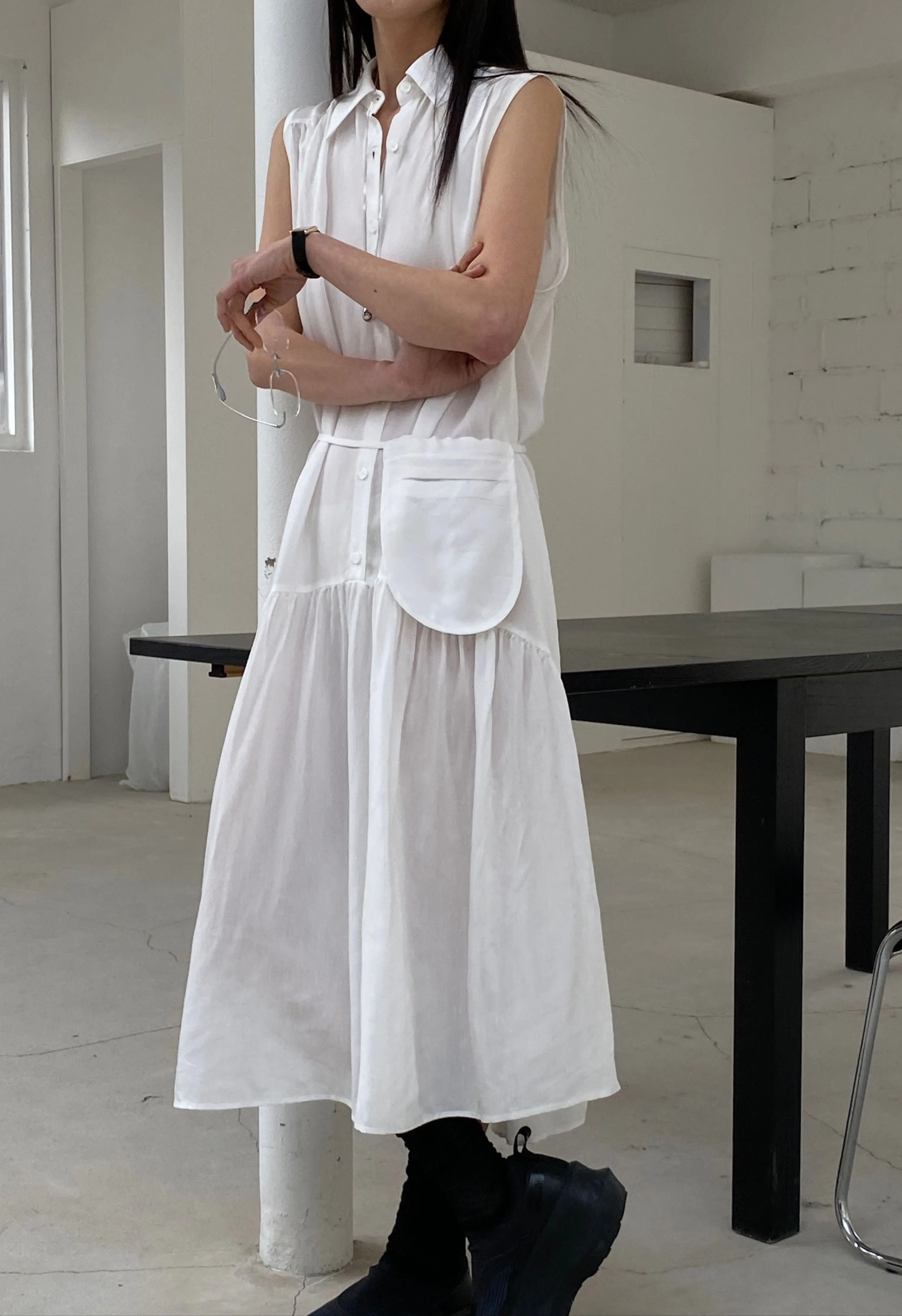 Flora Dress In White