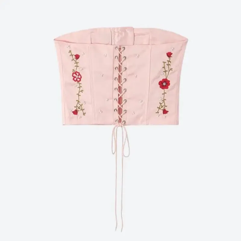 Floral Beaded Jacket for a Soft Girl Y2K Aesthetic