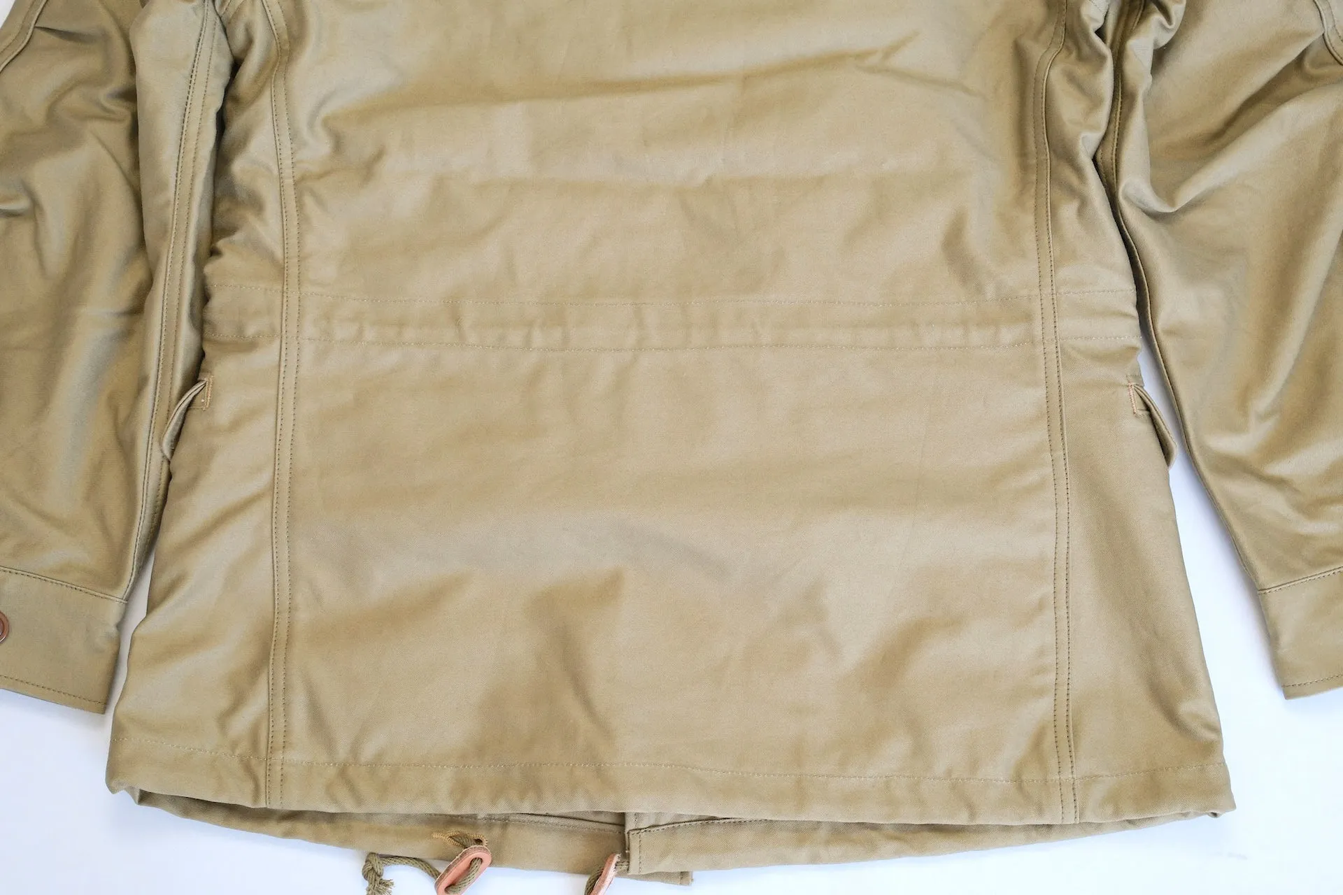 Freewheelers "M-1951" Military Back Satin Field Jacket (Dark Tan)