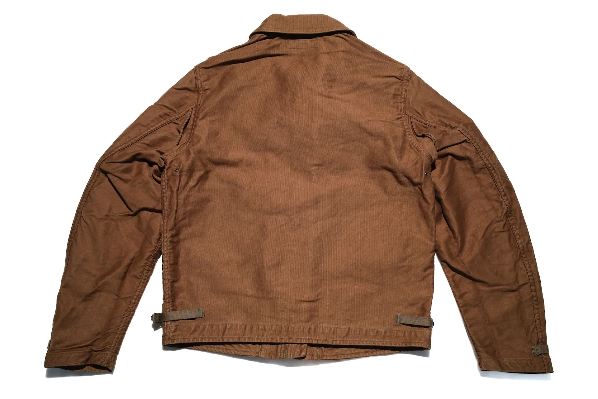 Freewheelers "S-8 Aviators" Summer Flying Jacket (Sepia Brown)