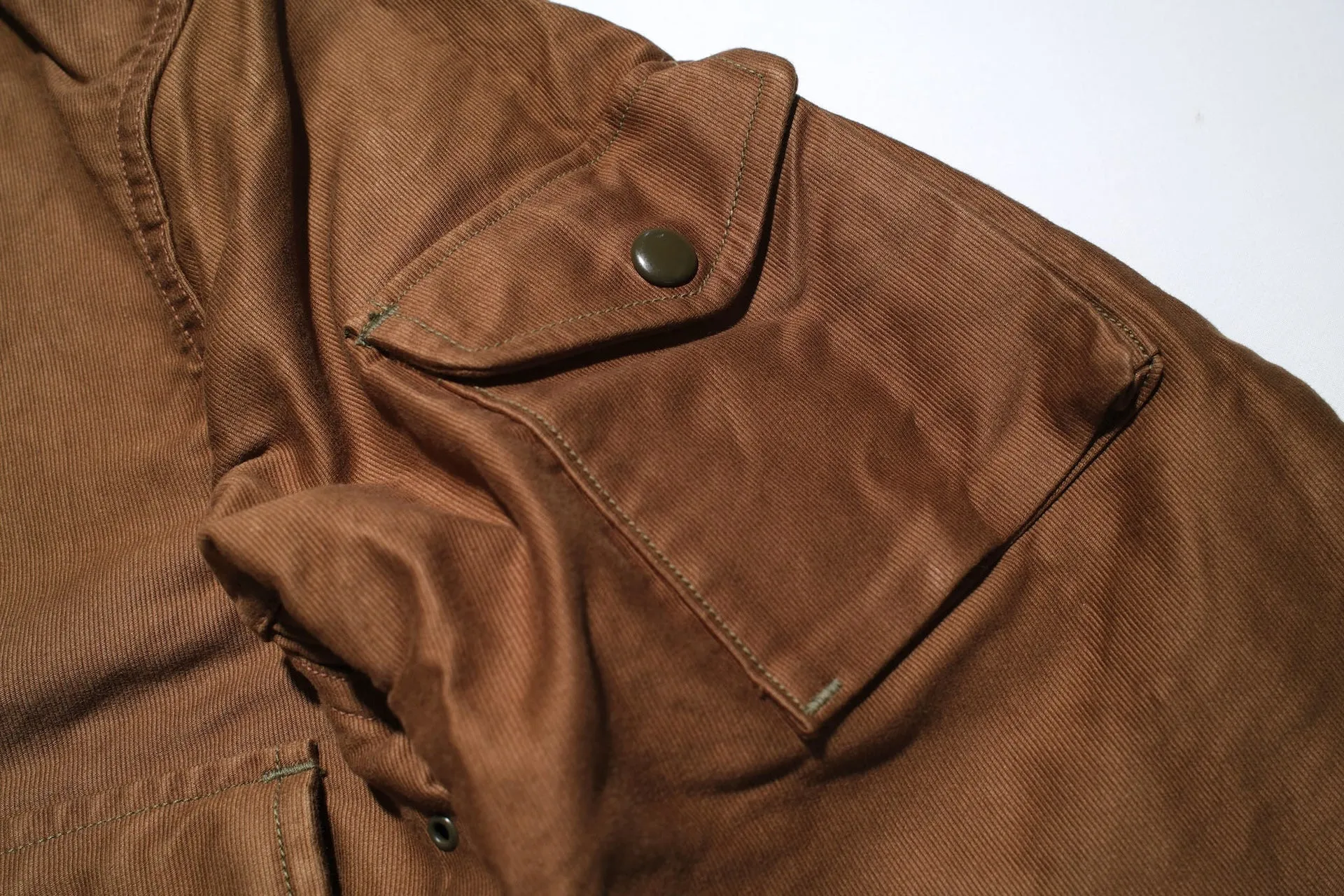 Freewheelers "S-8 Aviators" Summer Flying Jacket (Sepia Brown)