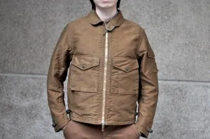 Freewheelers "S-8 Aviators" Summer Flying Jacket (Sepia Brown)