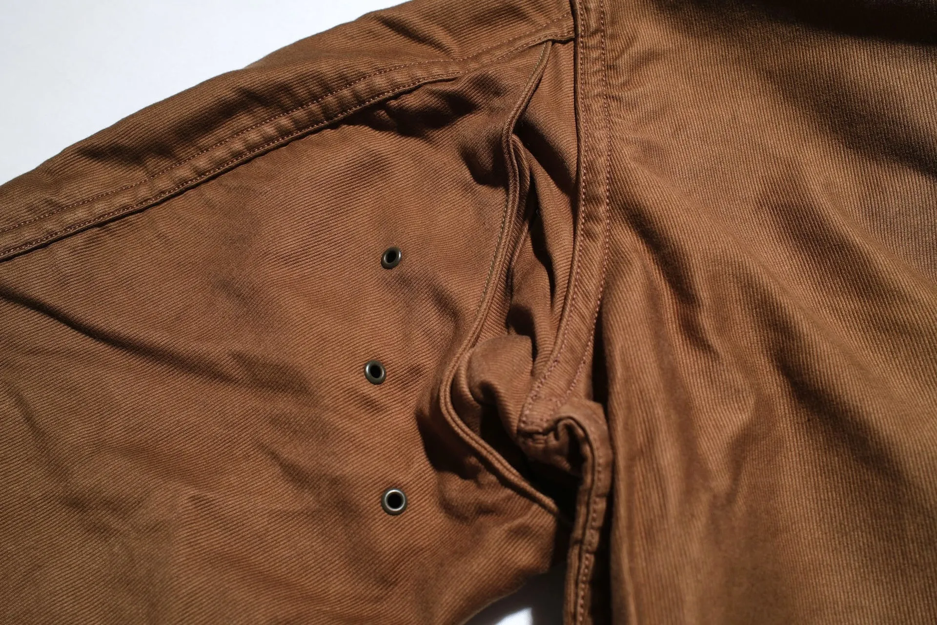 Freewheelers "S-8 Aviators" Summer Flying Jacket (Sepia Brown)