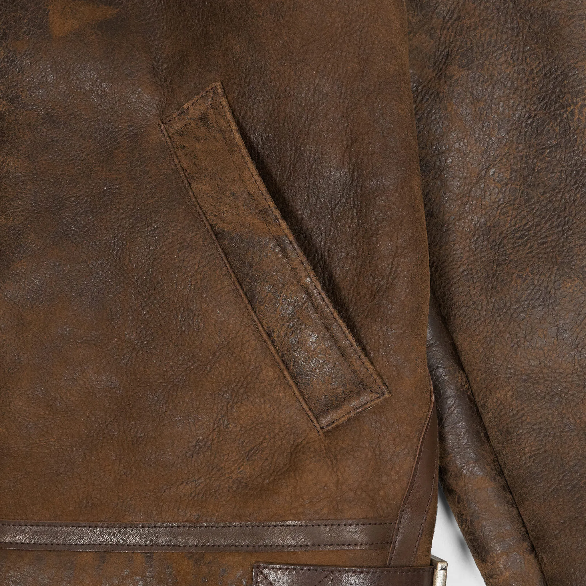 Golden Goose B-3 Shearling Leather Jacket