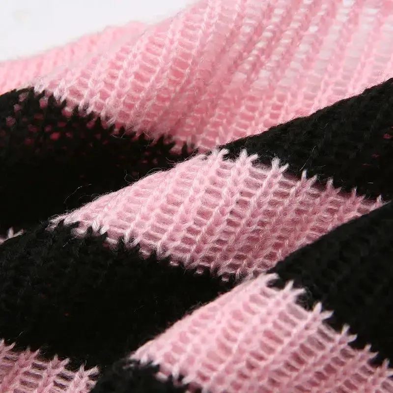 Goth-Inspired Bolero Style Shrug Sweater with Super Cropped Length