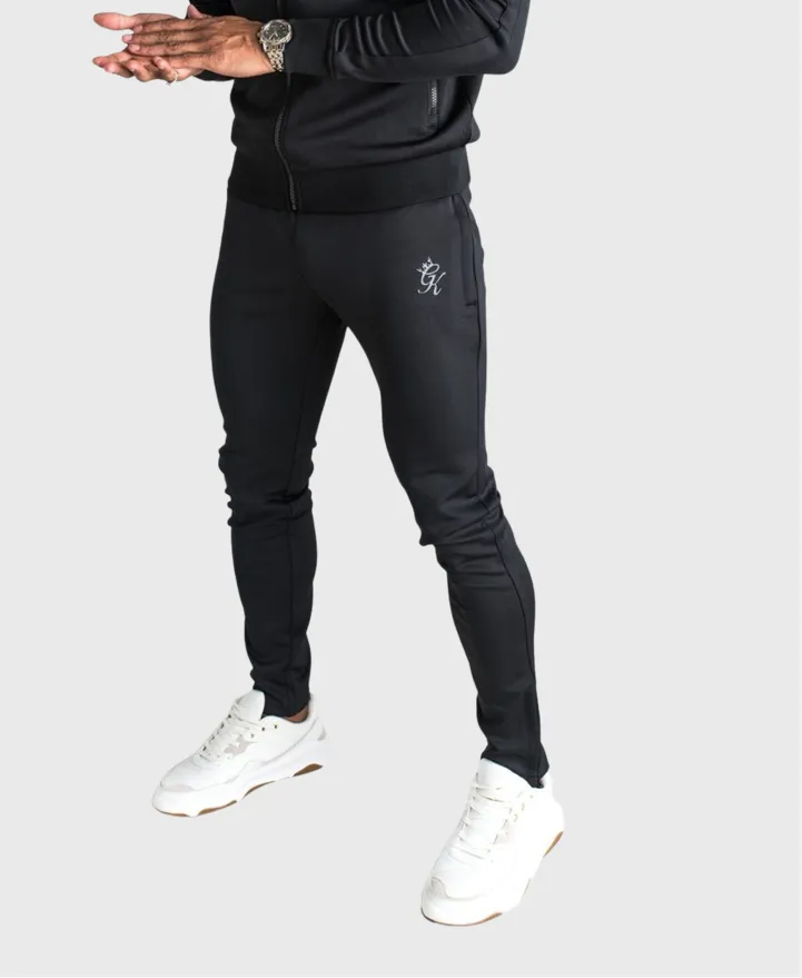 Gym King Basis Poly Track Pants Black