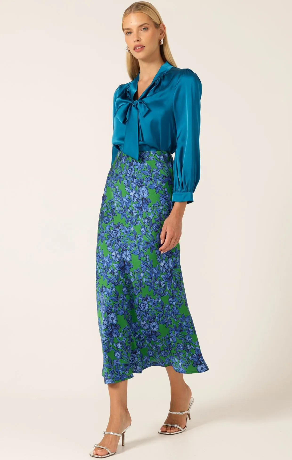HATCHIE BLOUSE IN CERULEAN