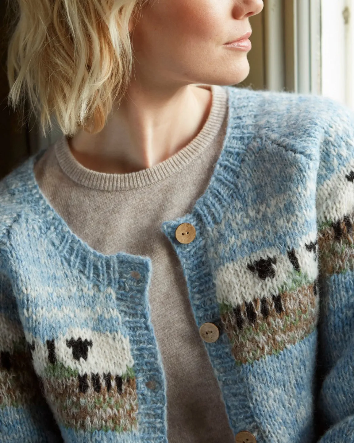 Hazy Sheep Cardigan Small