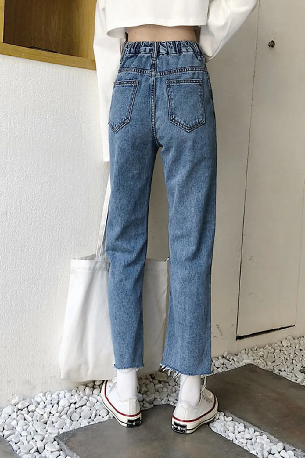 High Waist Pencil Long Jeans Pants