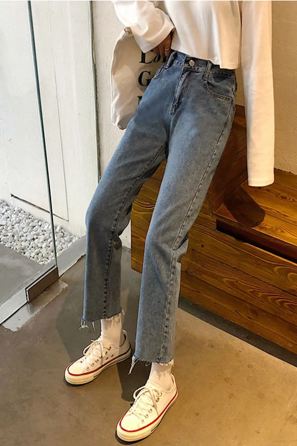 High Waist Pencil Long Jeans Pants