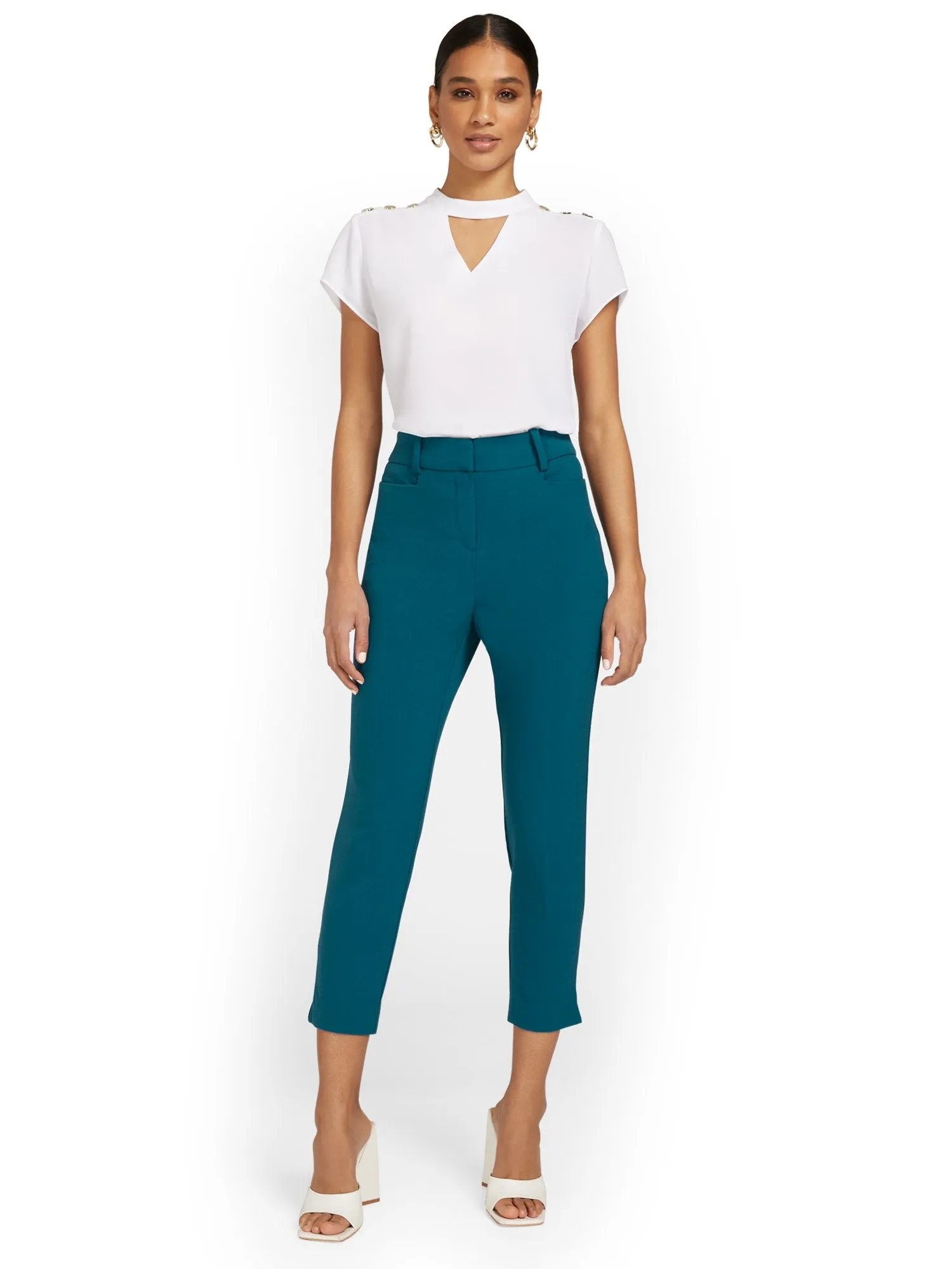 High-Waisted Capri Pant - Essential Stretch