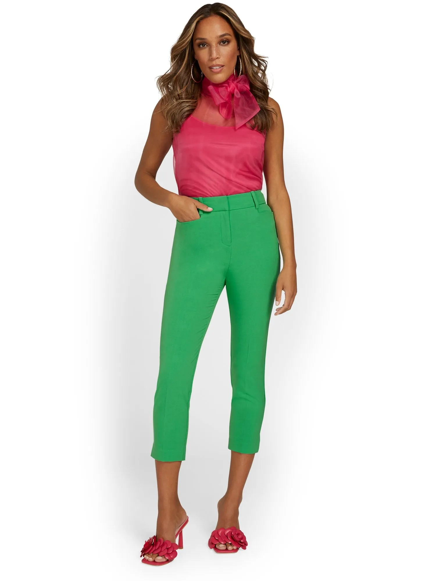 High-Waisted Capri Pant - Essential Stretch