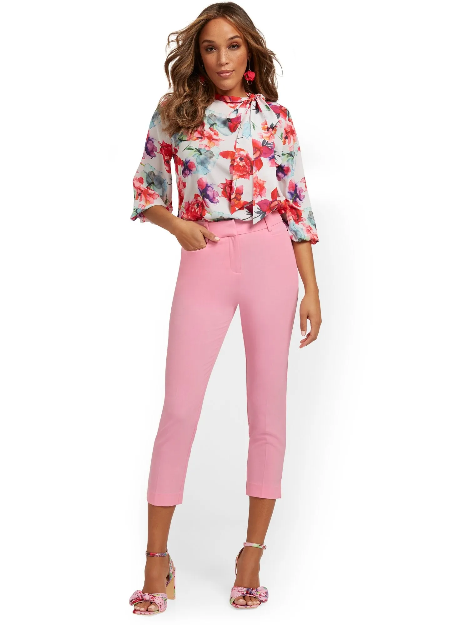 High-Waisted Capri Pant - Essential Stretch