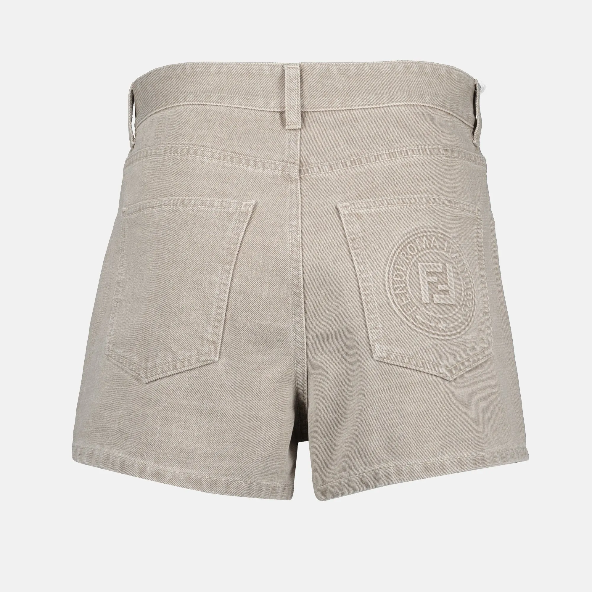 High-Waisted Denim Shorts