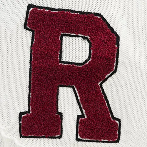 Hip Hop 50's Shop Men's R Letterman Cardigan in R