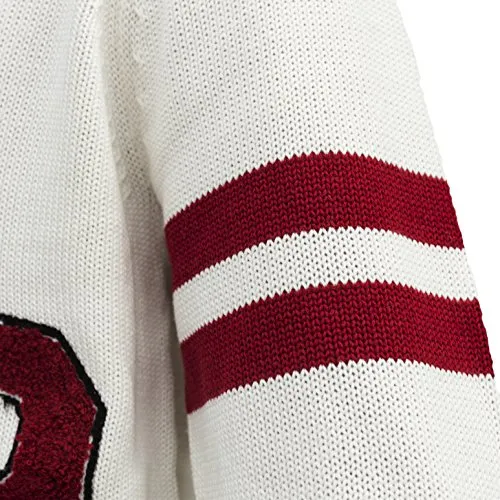 Hip Hop 50's Shop Men's R Letterman Cardigan in R