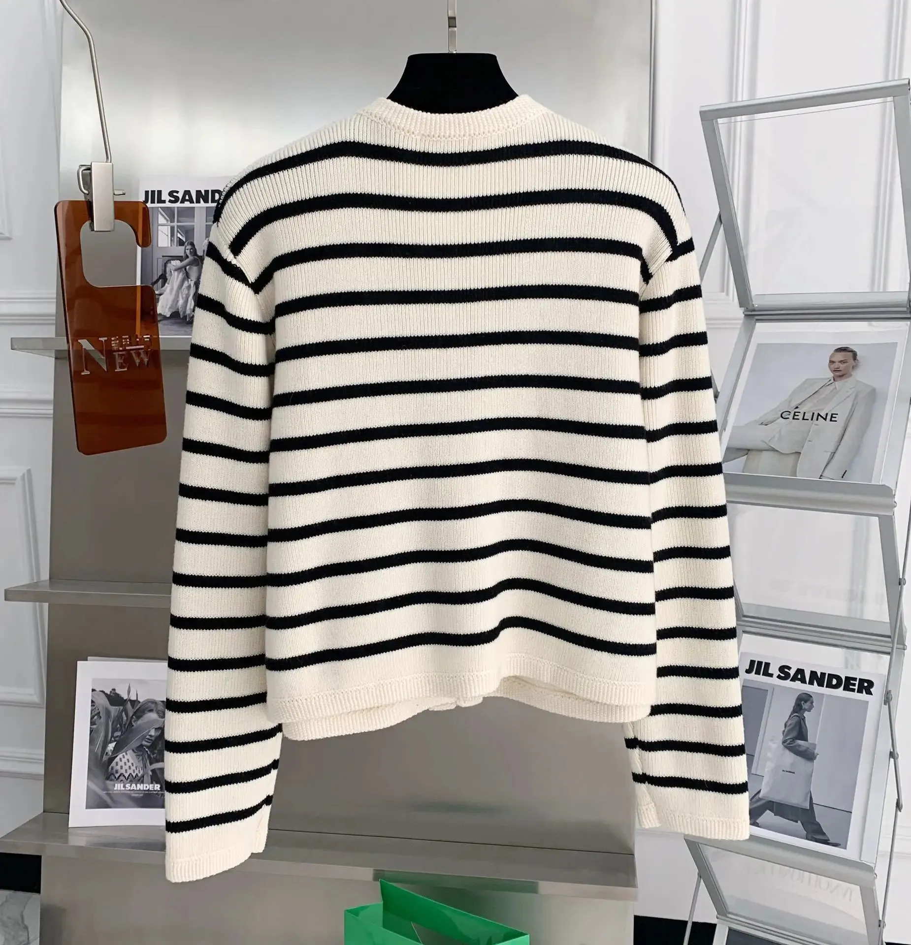 HOLLY | STRIPED CASUAL CARDIGAN
