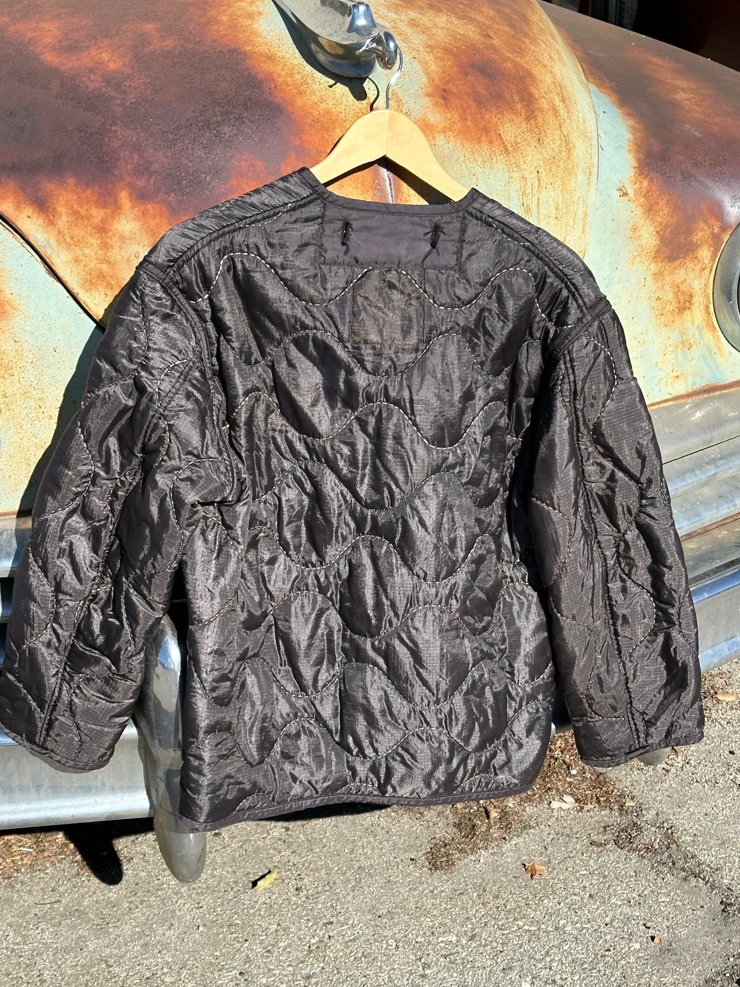 Honeysuckle M-65 Dark Grey Liner Jacket Small