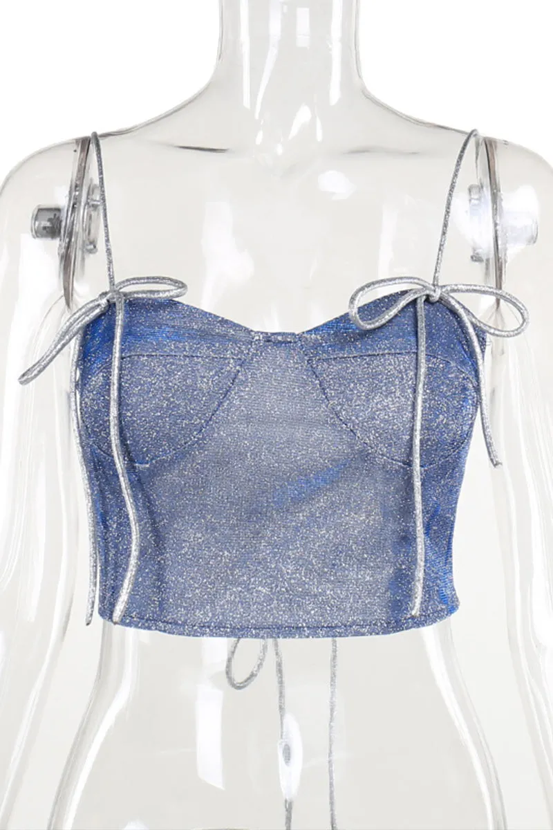 HTR1070  Sparkling Corset Top